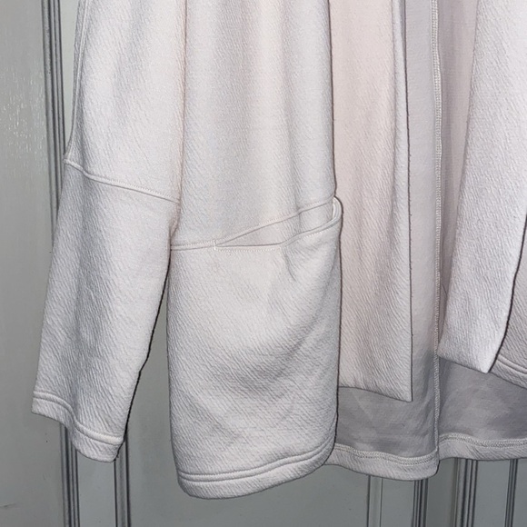 PrAna Sunrise Wrap Ivory Dreamdust Open Lounging Wrap Cardigan Sweeter L - Picture 4 of 11